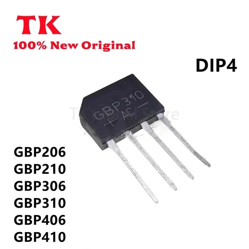 20 Chiếc GBP206 GBP208 GBP210 GBP306 GBP310 GBP406 GBP410 GBP610 DIP4 Bếp Cảm Ứng Cầu Chỉnh Lưu Còn 
