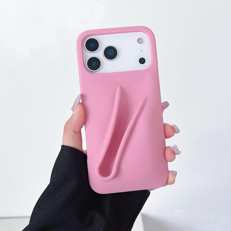 Ốp Đựng Son Môi Cho iPhone 17 Pro Max, Son Môi Son Môi Lip Glaze Đứng Phong Cách Ngộ nghĩnh Nữ Bé Gá