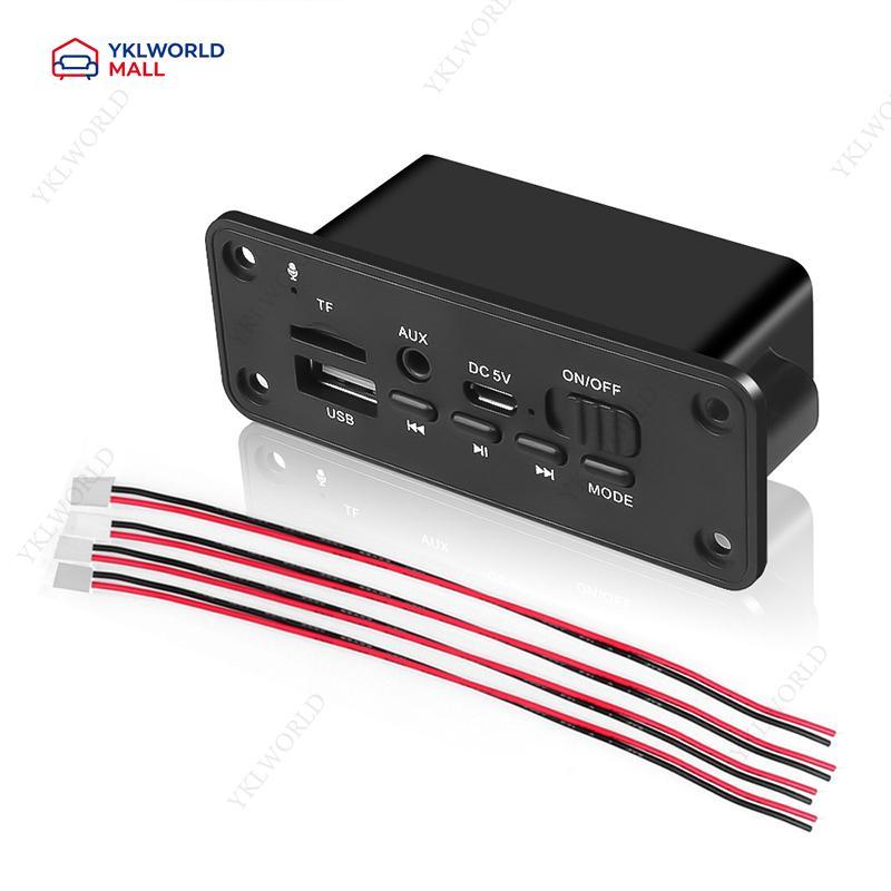 Bảng giải mã 2 * 3W Bluetooth Mp3 Player 5.0 Loa Mạch FM Mô-đun vô tuyến ô tô