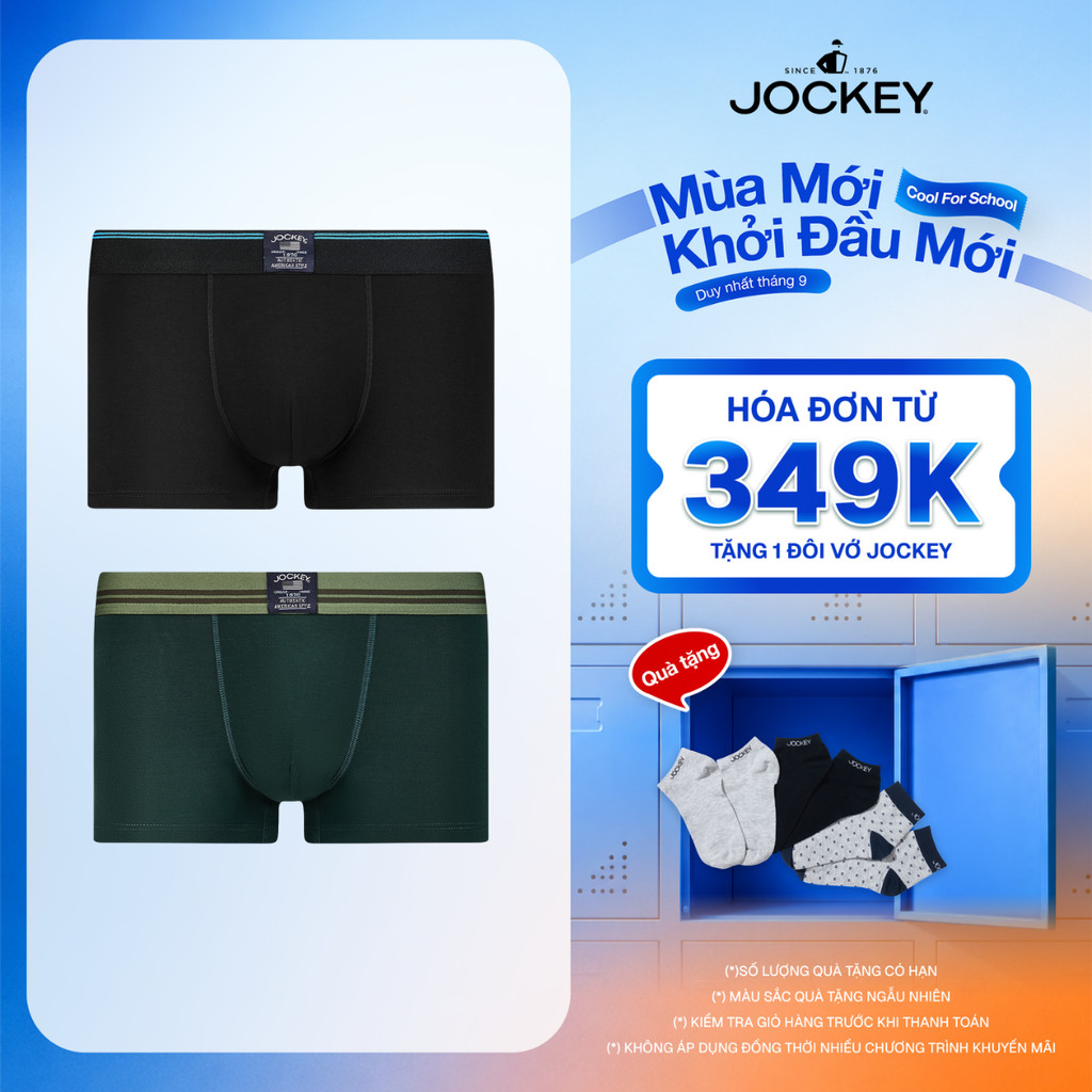 COMBO 2 Quần lót modal nam Jockey dáng trunk - J0062