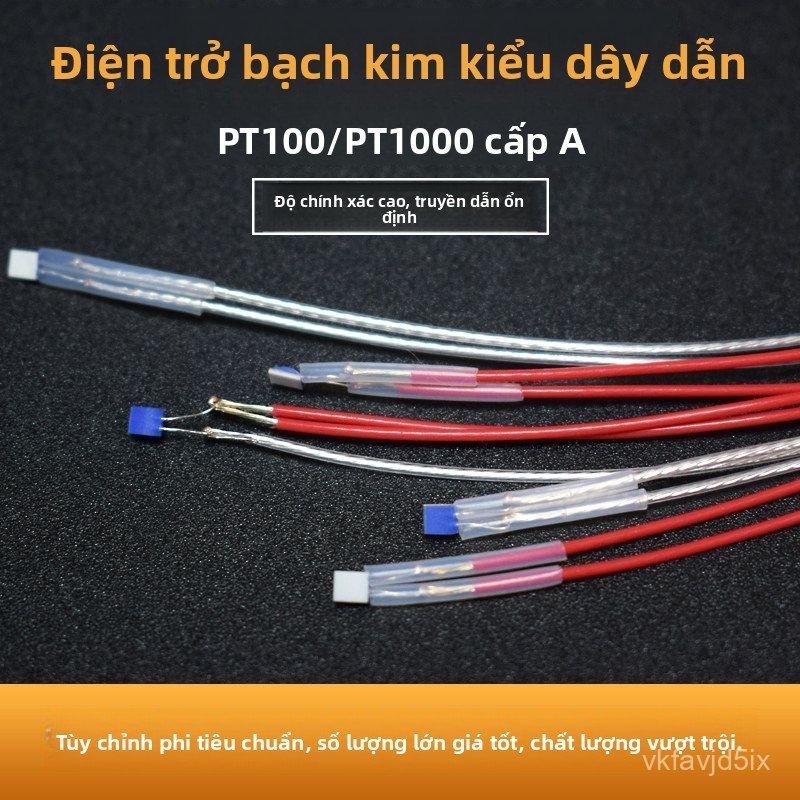 Cảm biến nhiệt độ PT100 PT1000 cấp A điện trở nhiệt chip đo nhiệt đầu dò