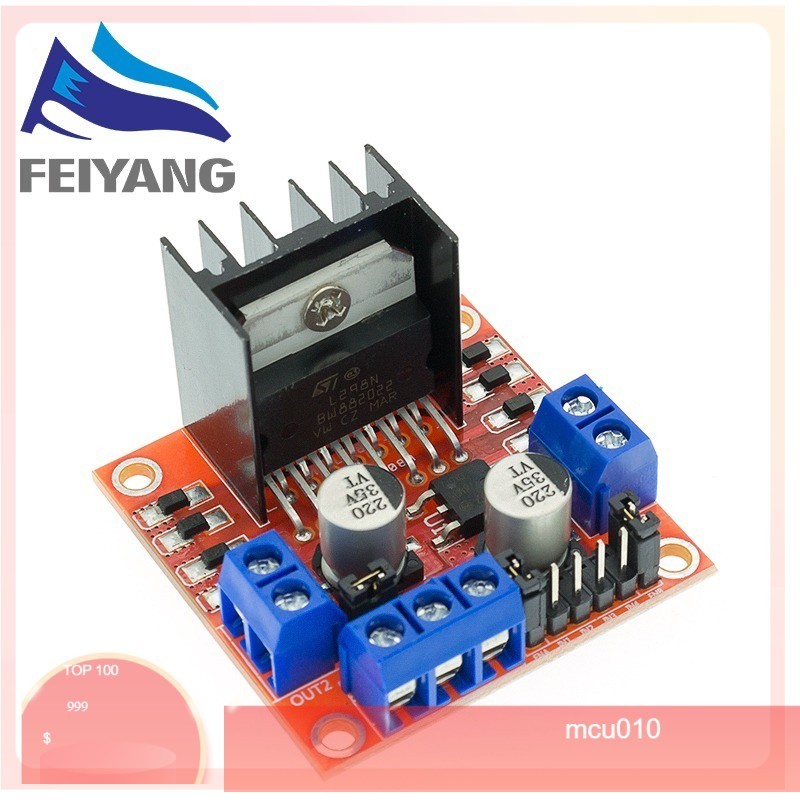 050 Mạch điều khiển Động cơ DC L298 - Mạch cầu H L298N PWM - module điều khiển Động cơ DC L298