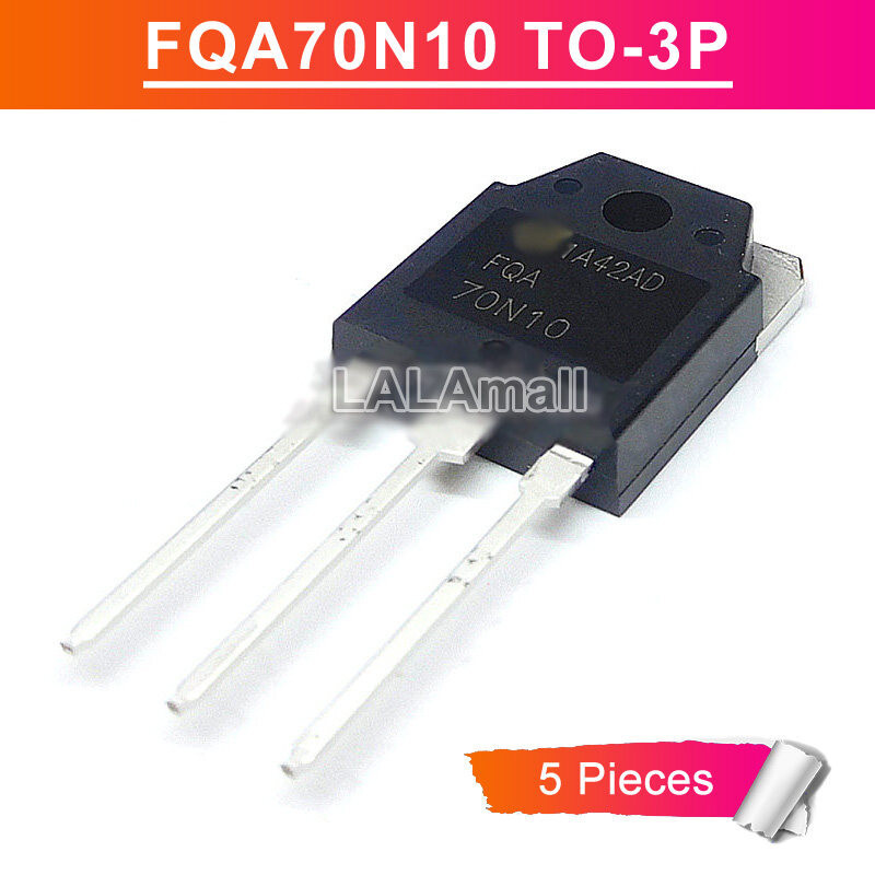 5 chiếc FQA70N10 TO-3P FQA 70N10 TO3P N-Channel 70A / 100V MOSFET Transistor IC gốc mới