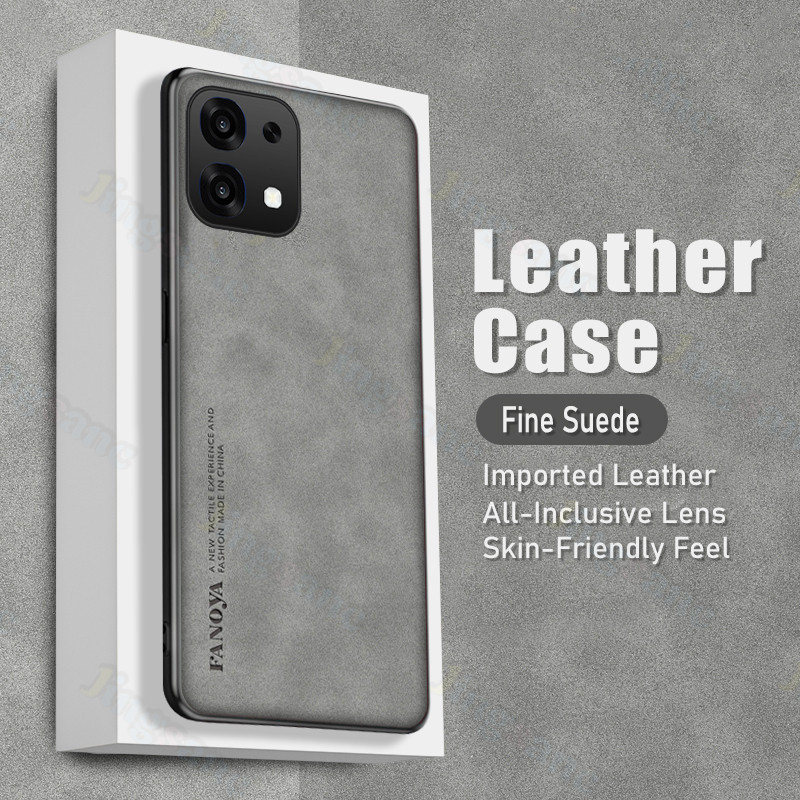 Ốp Điện Thoại Cho OPPO A6 Pro Ốp Lưng Da Mềm Mờ Chống Rơi Cho OPPO A6 Pro 4G 5G