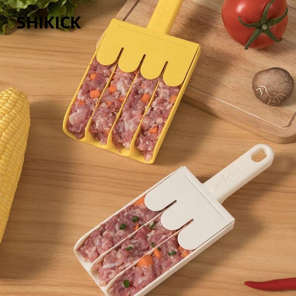 SHIKICK Kitchen Triple Meatball Maker, Dụng cụ nấu ăn để Cooping Cookie Dough Sorbet Meat Baller Spo