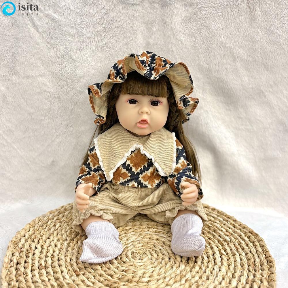Đồ chơi búp bê trẻ em ISITA, Búp bê bé gái Bjd Búp bê giả bé gái búp bê bé gái, Silicone toàn thân m