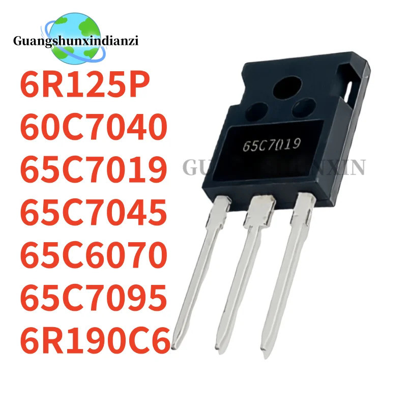 5 Chiếc 6R125P 60C7040 65C7019 65C7045 65C6070 6R190C6 65C7019 IPW60R040C7 IPW65R045C7 IPW60R190C6 I