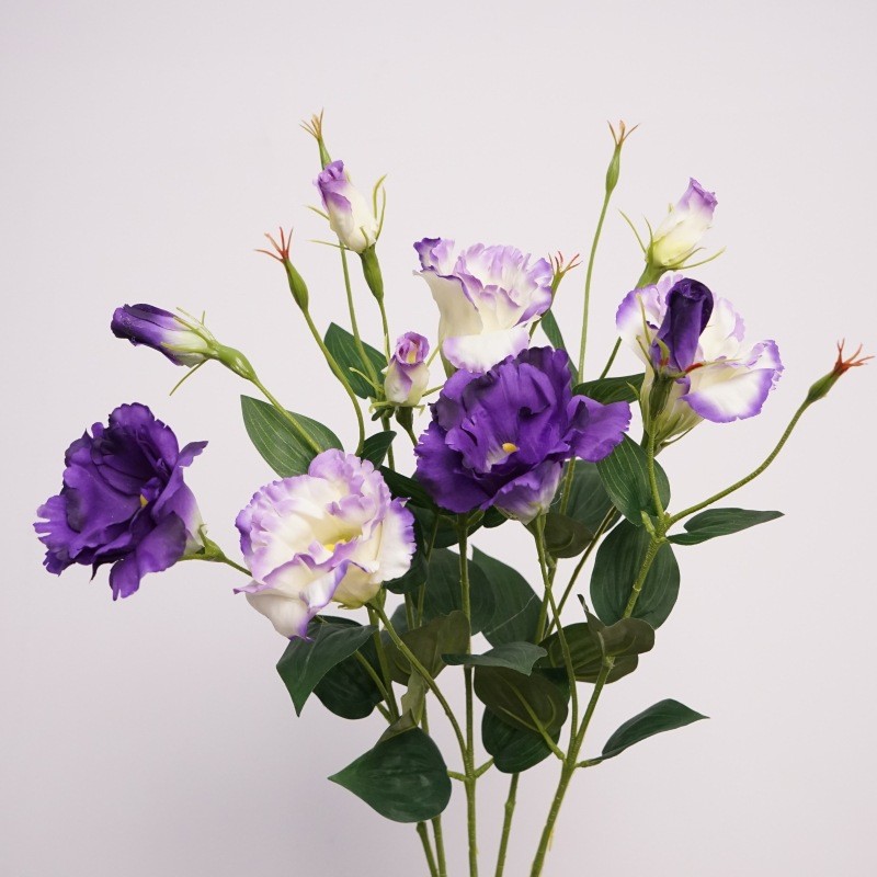Lisianthus New Artificial Flowers Home Decoration Fake Flowers Model Room Decoration Bouquet Wedding