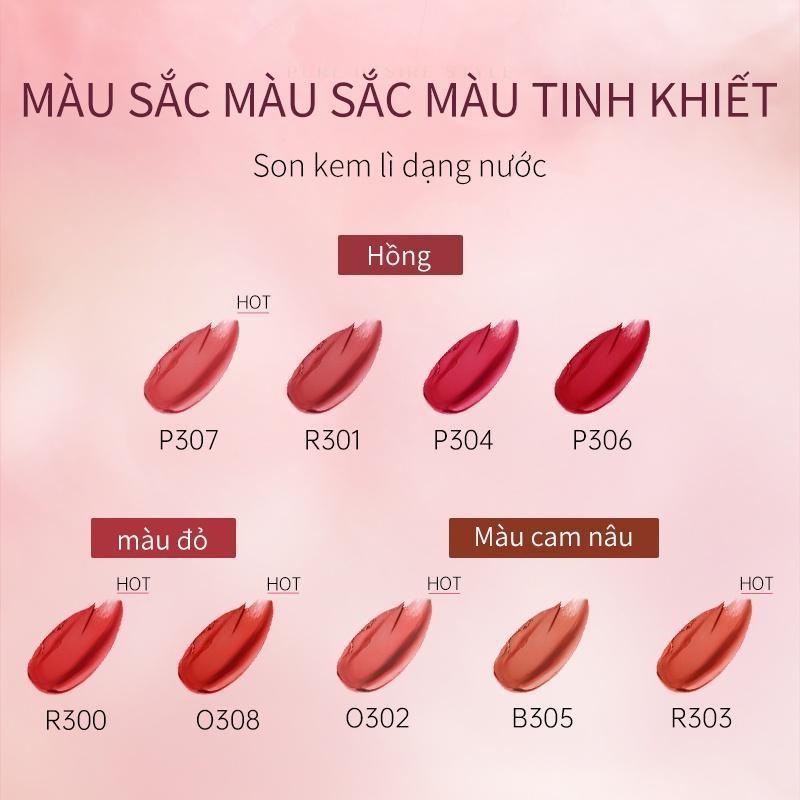 Ảnh 5 của Son Bóng Mờ Colorkey Watery Son Môi Dạng Lỏng Chống Dính Chống Thấm Nước Trang Điểm Môi