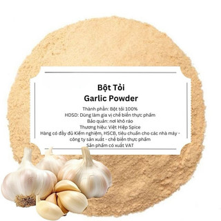 Bột Tỏi Nguyên Chất Thượng Hạng (Garlic Powder)