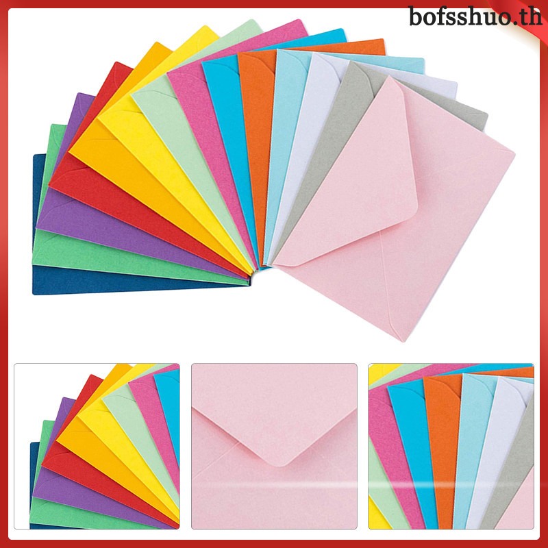 Gửi thư Lời chào Phong bì nhỏ Văn phòng phẩm Thư giấy cho bé 50 chiếc bofsshuo