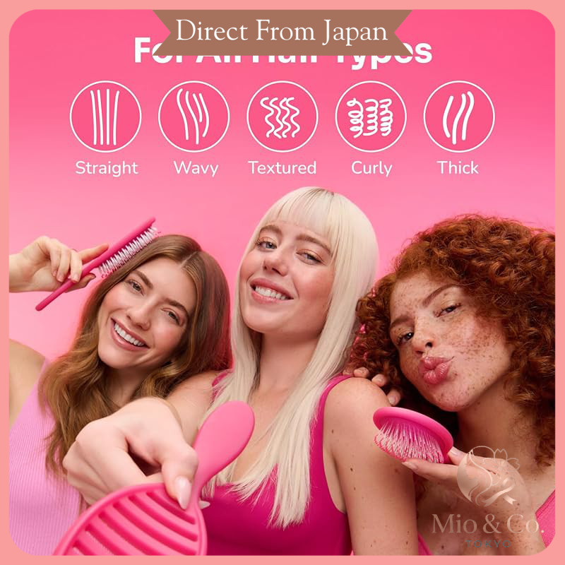 Wet Brush Shower Detangler Glitter Hair Brush - Available in Various Colors and Sizes