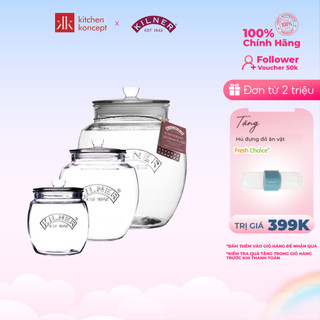 Kilner - hũ thủy tinh bầu - 0.85l - 2l - 4l