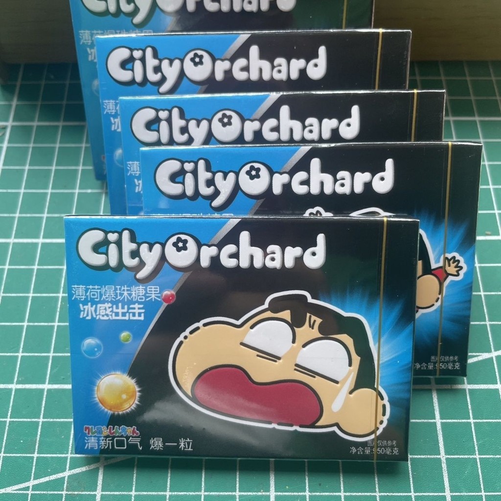Crayon Shin-Chan Pop Hạt Nhai Kẹo Cao Su Miệng Pop Hương Thơm Hạt Lâu Trôi Tươi Kẹo Pop Kẹo Hạt Di Đ