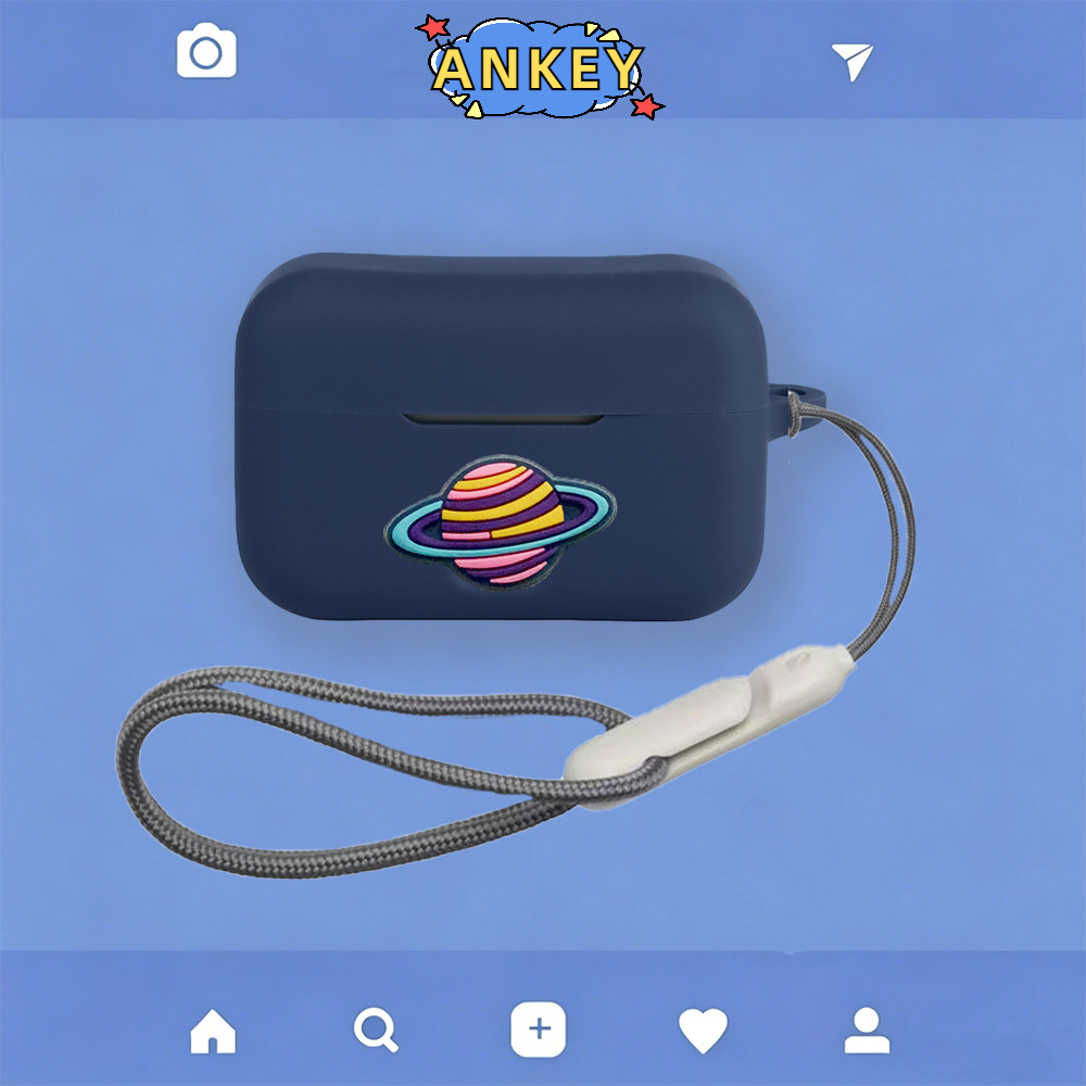 Compatible with MOONDROP Pudding Silicone Bluetooth earphone case Cartoon pattern Protective Shockpr