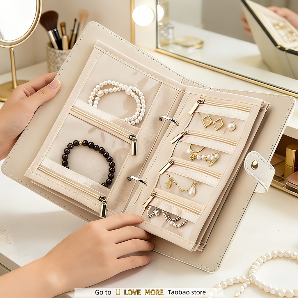 JEWELLY JEWELLY Túi lưu trữ chuyên dụng Dung tích lớn 5 lớp Chất kết dính lưu trữ du lịch có thể gập