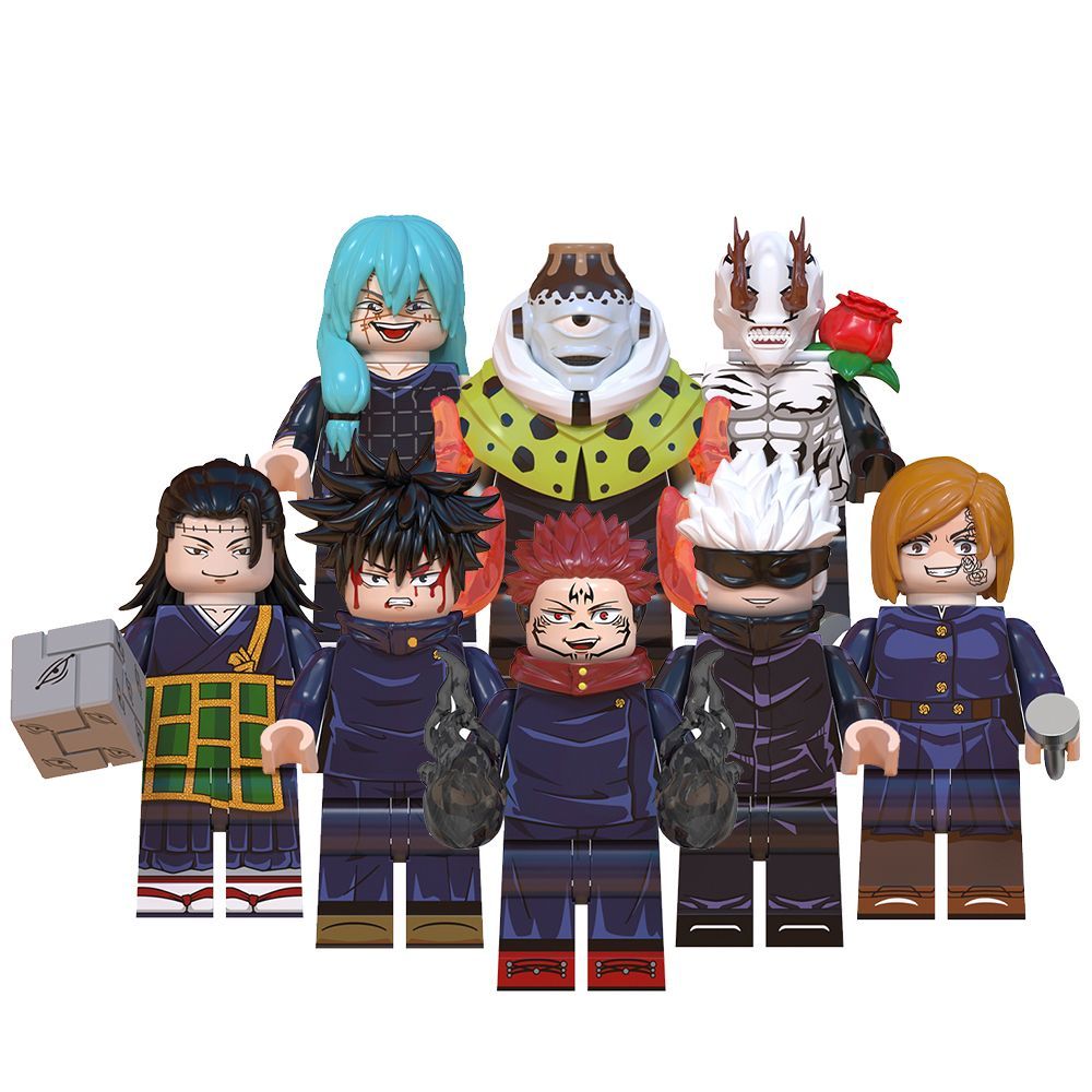 Tương thích với Lego Anime Spell Fighting Series Bên thứ ba Gojo Satoru Real Knotweed Yuren Khối xây