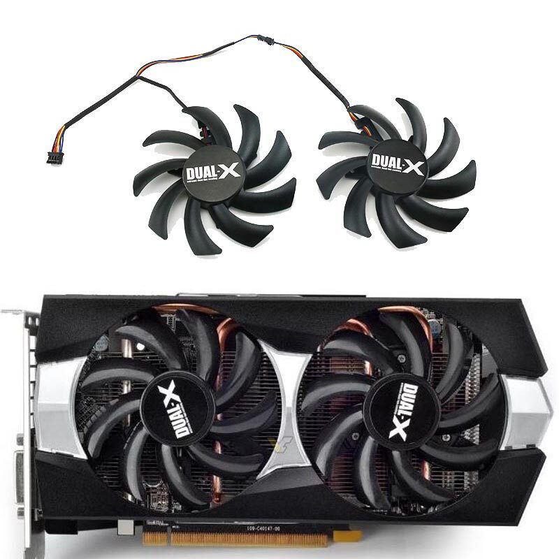 [Quạt làm mát] Quạt làm mát Card đồ họa Sapphire R9 370X / R9 380 / R9 280 / HD7850 / R9 285