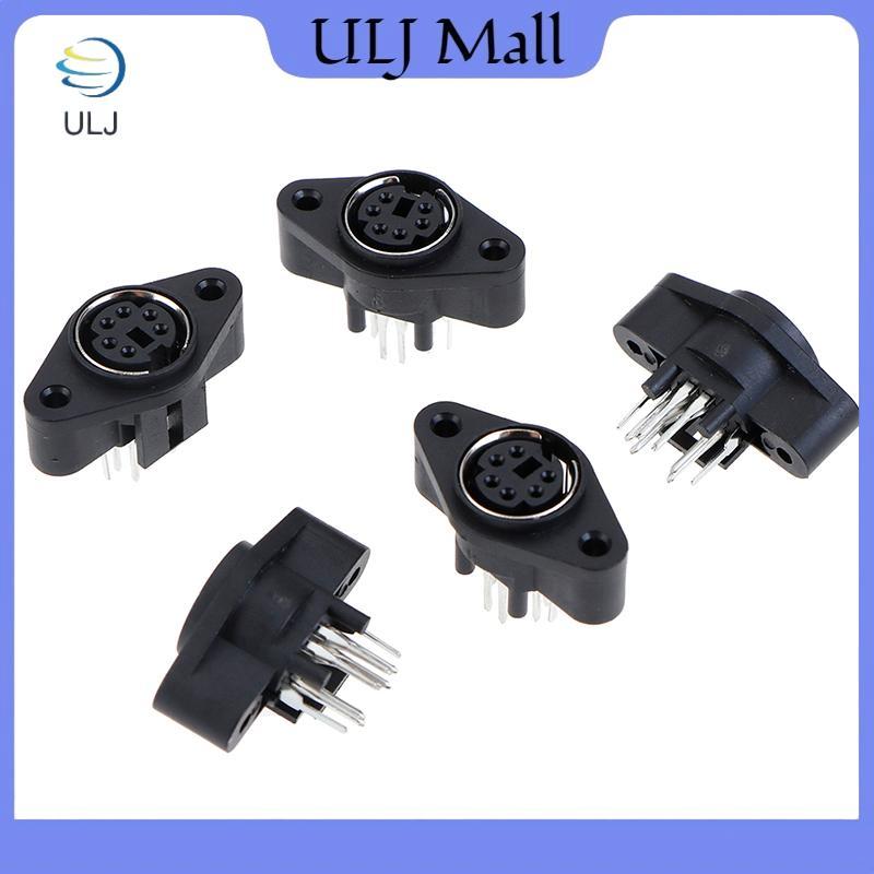 ULJ 5 CÁI MDC / S Terminal Soet DIN Ja Connector Mini 6Pin 6P.