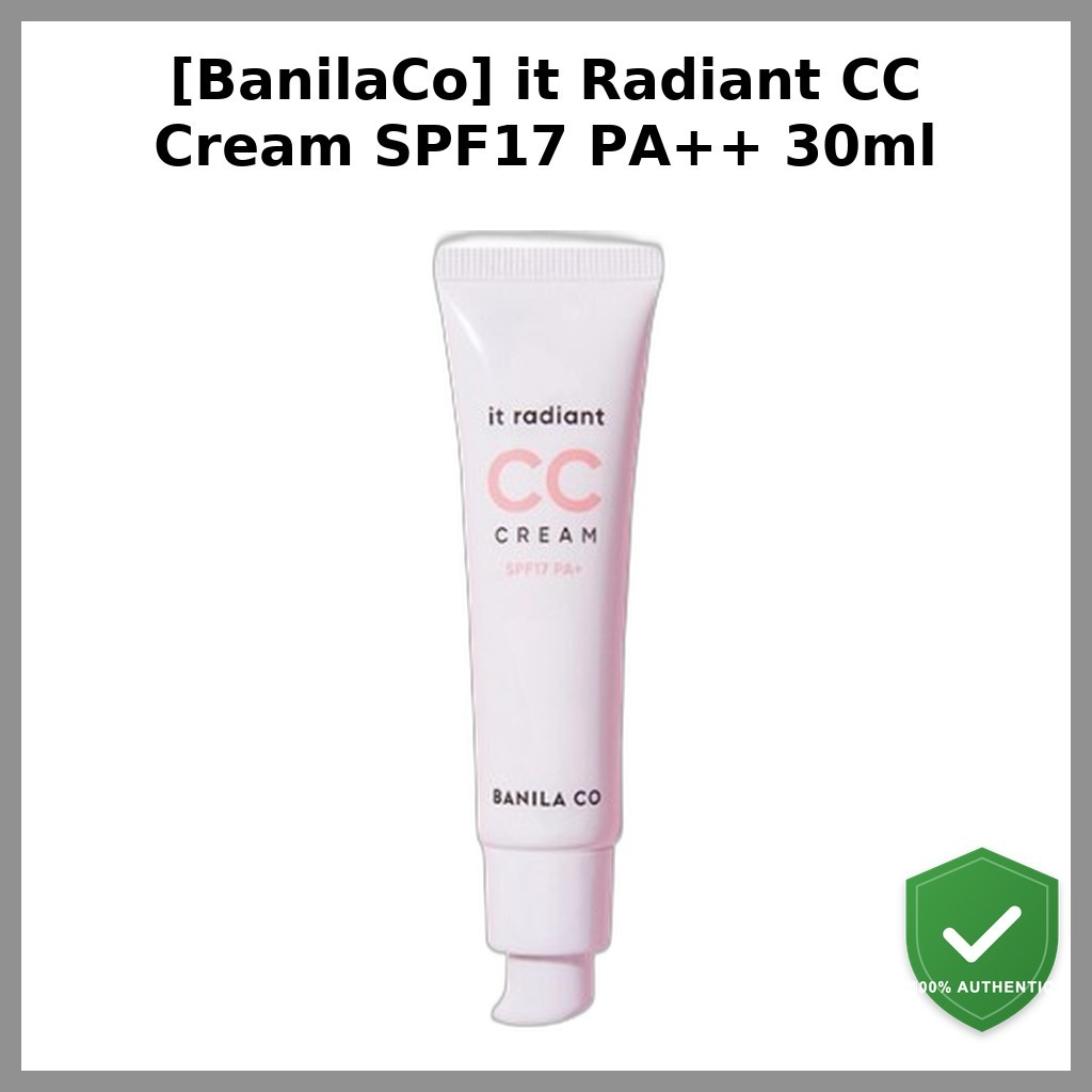 [BanilaCo] it Radiant CC Cream SPF17 PA + + 30ml / Kem CC Hàn Quốc / Hoàn thiện phát sáng / 100% Aut