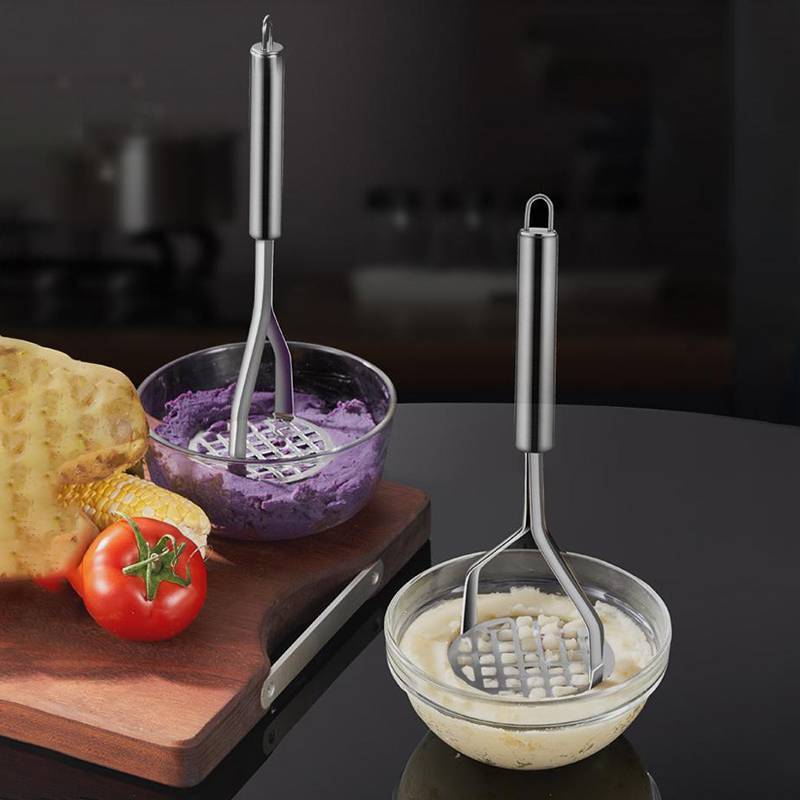 Marbit Tiện Ích Nhà Bếp Sáng Tạo Mud Press Masher Puree Juice Maker Thép Không Gỉ Khoai Tây Máy Nghi