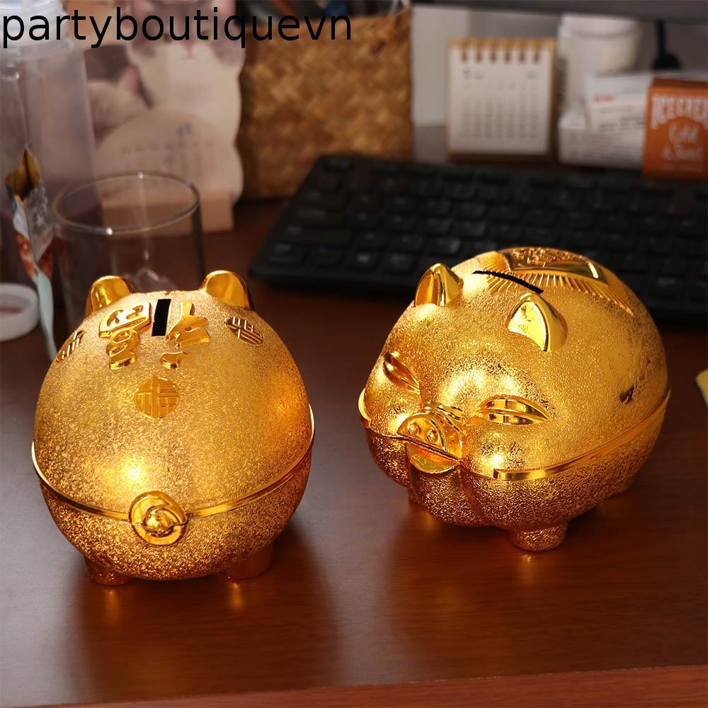 PHẦN Lợn Nhựa Heo Đất, Động Vật Nhựa Lợn Tiền Bình, Bền Dày Lợn May Mắn Đồng Xu Tiết Kiệm Hộp Nhà
