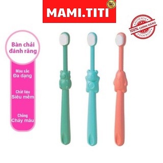 set 2 Bàn chải đánh răng trẻ em lông siêu mềm cho bé