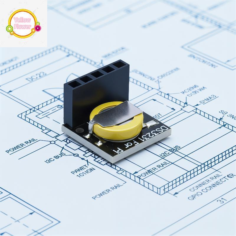YellowFlower DS3231 Time Clo RTC Module Cho Raspberry Pi Có Pin Dung Dịch Thời Gian Chính Xác Lâu Dà
