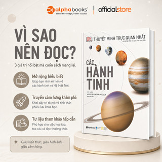 Sách - CÁC HÀNH TINH - Bách Khoa Thư về hệ Mặt trời  (DK) (Alpha Books)