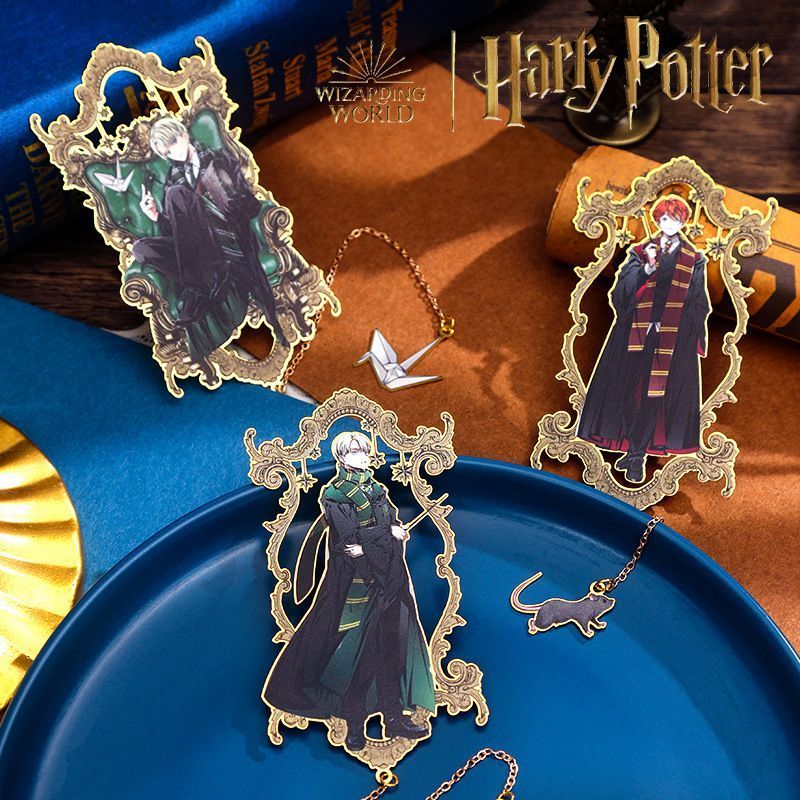 Hoạt Hình Harry Potter Hàng Hóa Quà Tặng Học Sinh Hogwarts Học Viện Hermione Kim Loại Đánh Dấu Trang