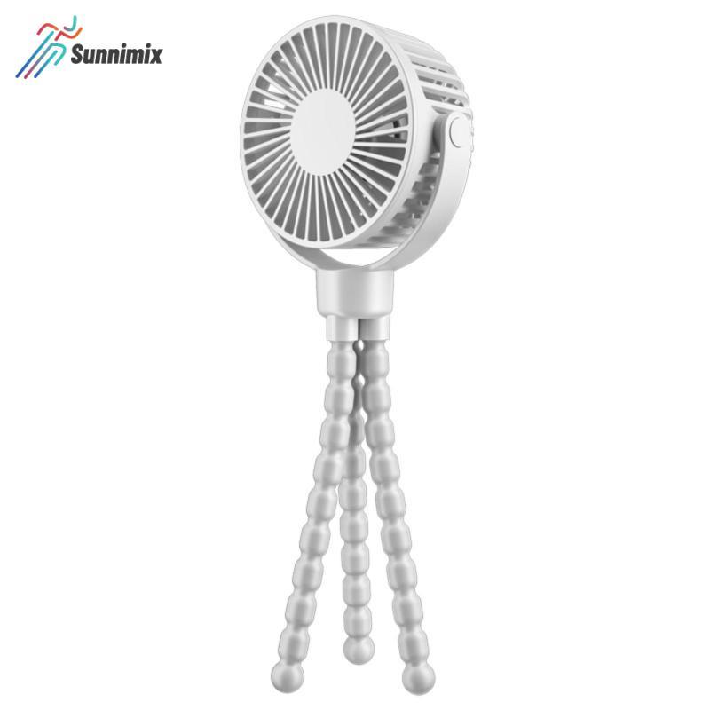 Quạt kẹp có chân máy linh hoạt Quạt bạch tuộc nhỏ gọn Ventilador Para Cochecito Ventilador Con Pinza