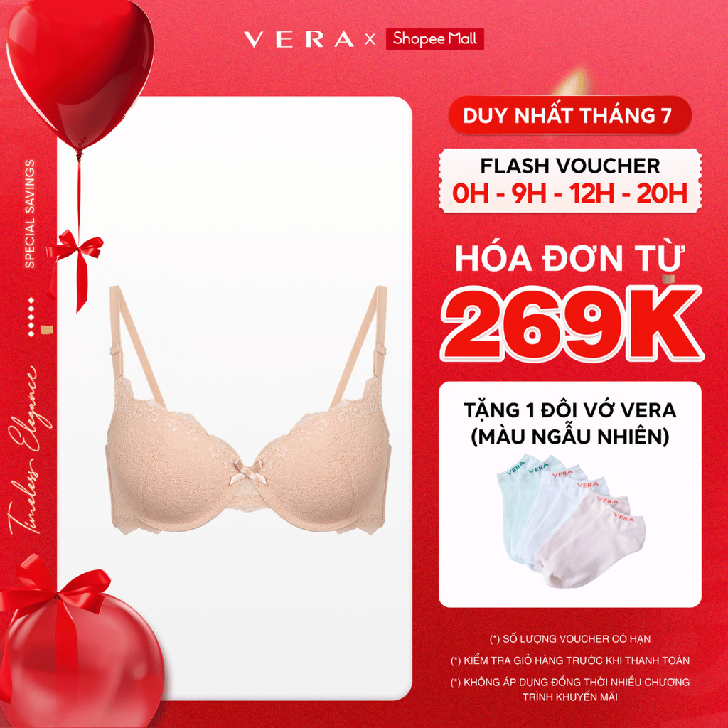 [LIVE] Áo ngực Misaki mút dày cúp ren phối dây lưng ren - 8310