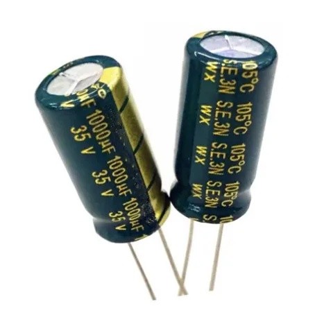 200 chiếc 1000UF 35V LOW ESR Nhôm Tụ Điện Phân 35V1000UF 10X20mm
