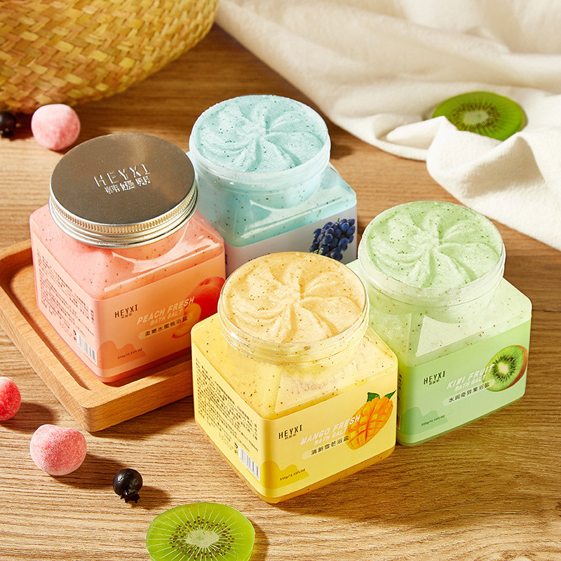 HEYXI HEYXI Fruity Bath Salt Back Foot Foot Bath Salt Bath Salt Body Scrub Tẩy tế bào chết26560720
