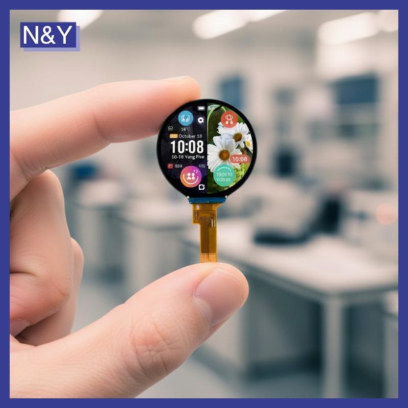 N & Y 1 Cái IPS Tròn 1.28 Inch TFT Màn Hình LCD SPI GC9A01 Bộ Điều Khiển Cảm Ứng Điện Dung Cho Hệ Th