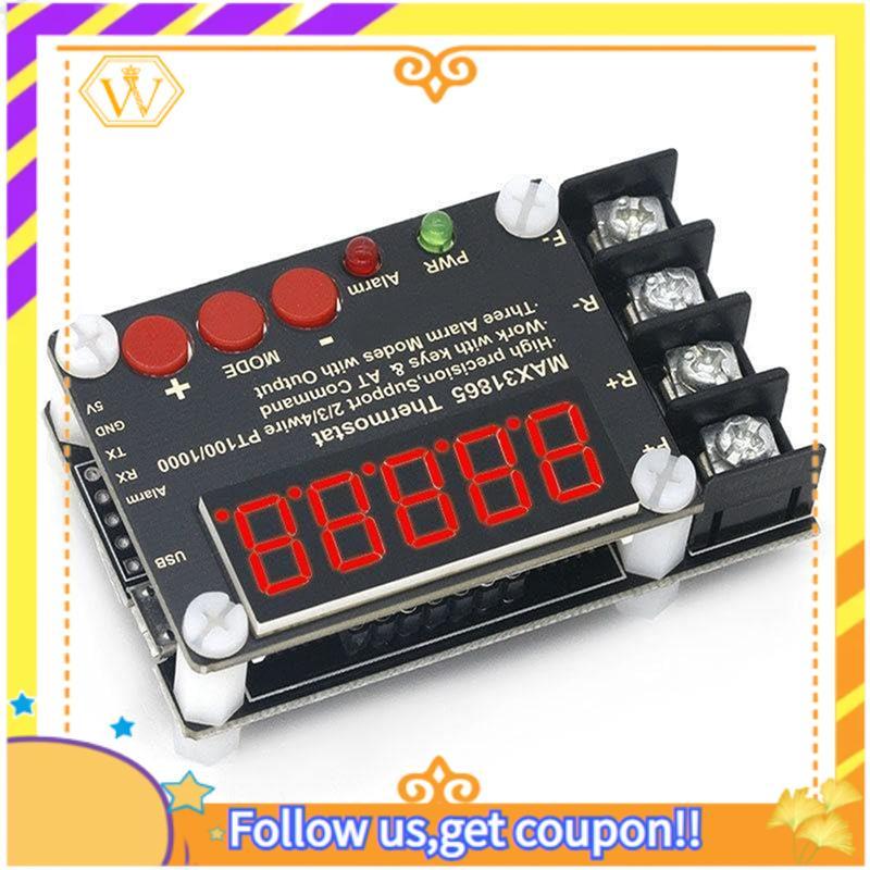 MAX31865 Bộ thu mô-đun đo nhiệt độ PT100 Máy tính chủ cổng nối tiếp cho đầu ra cổng nối tiếp Ardunio