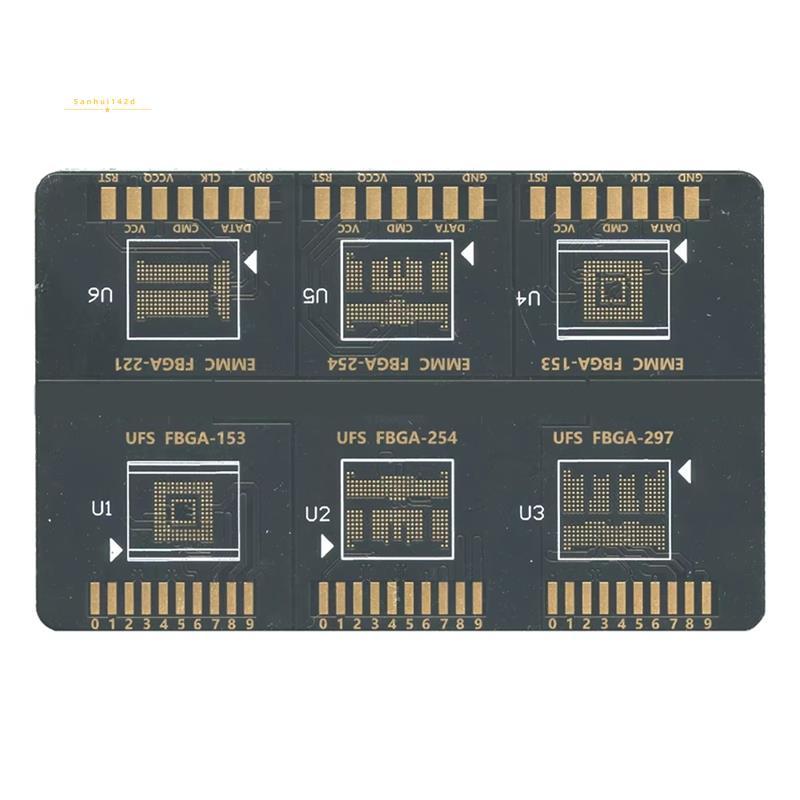 Flash 64 BGA ISP Board Flash 64 FBGA ISP EMMC FBGA 153 254 221 UFS FBGA 153 254 297 cho F64 Lite Ult