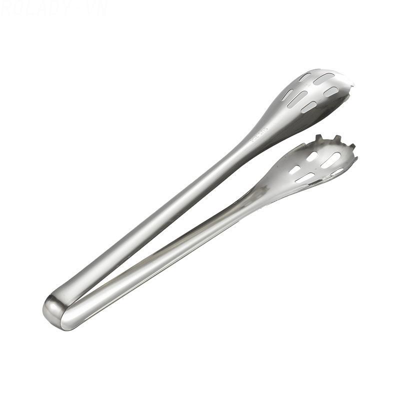 #ROYALLADY#Stainless Steel Tongs 304 Stainless Steel Ergonomic Handle Cooking Utensil