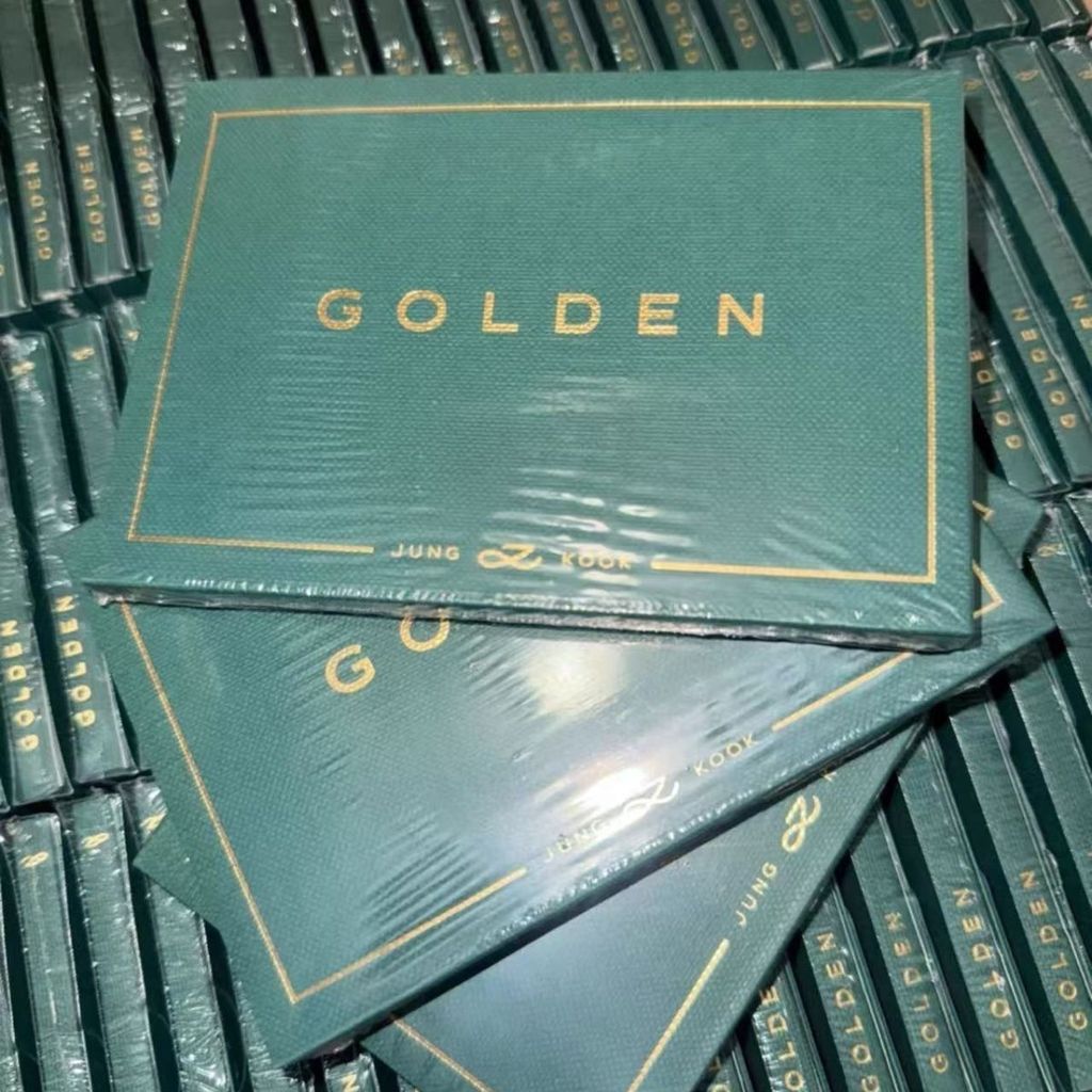 Hàng sẵn có BTS Tian Jungkook Album Solo GOLDEN Tian Jungkook Album điện tử wvs Green