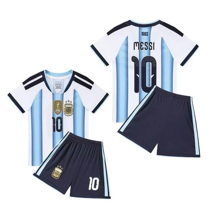 World Cup 2627 Argentina Số. 10 Messi Bồ Đào Nha Số Bộ áo bóng đá trẻ em 7 C Ronational Team 2627 Wo