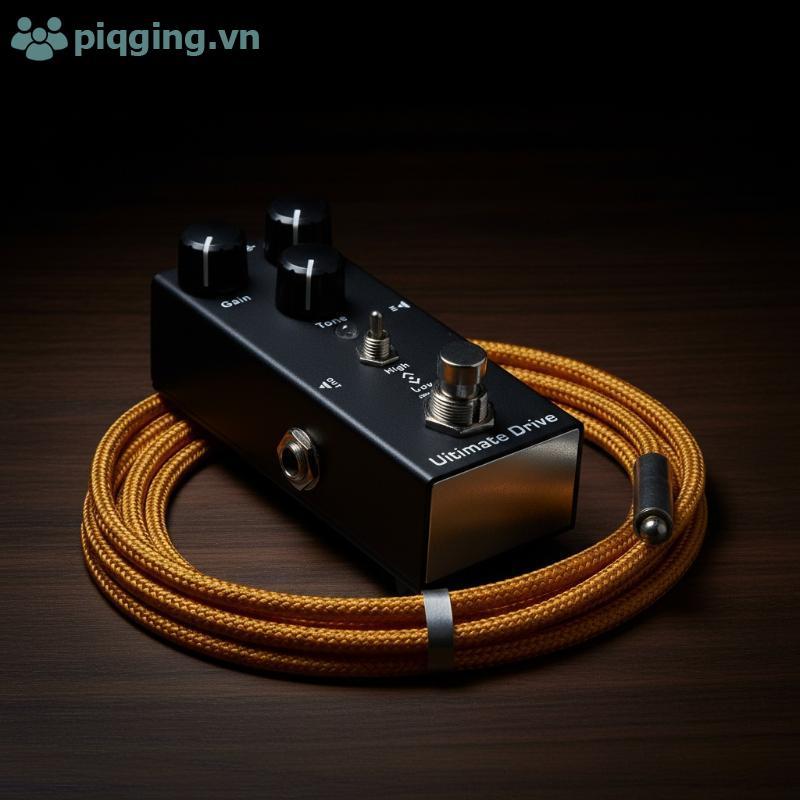 Piqging Vintage Overdrive, Hợp âm, Delay & More Electric Guitar Effect Pedal VN