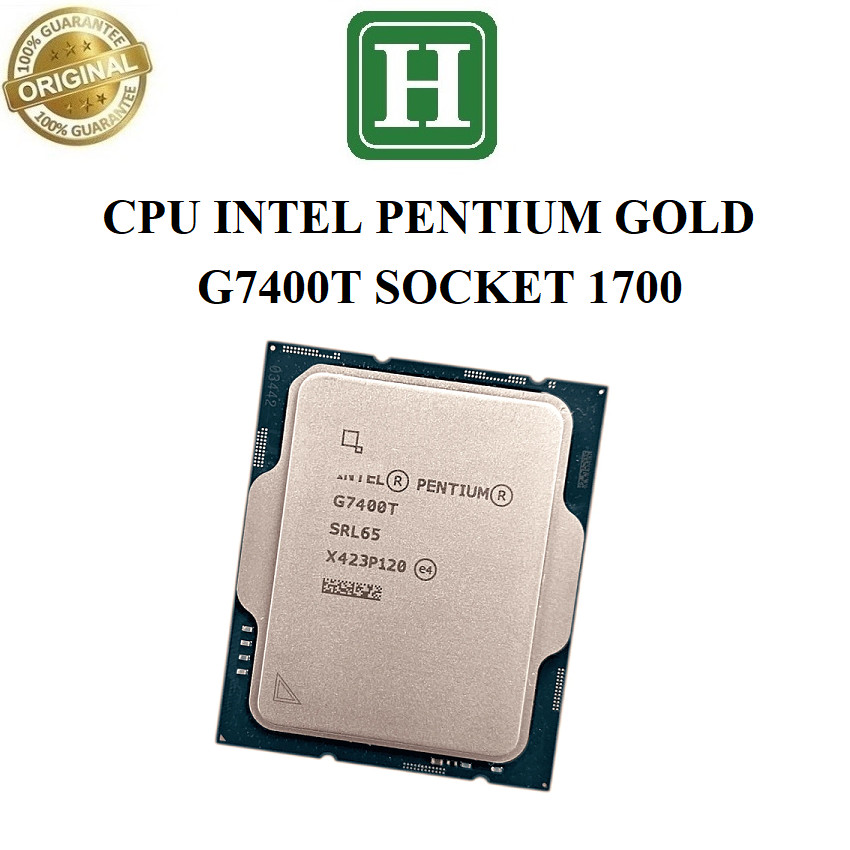 CPU INTEL PENTINUM GOLD G7400T - socket 1700  bảo hành 3 tháng