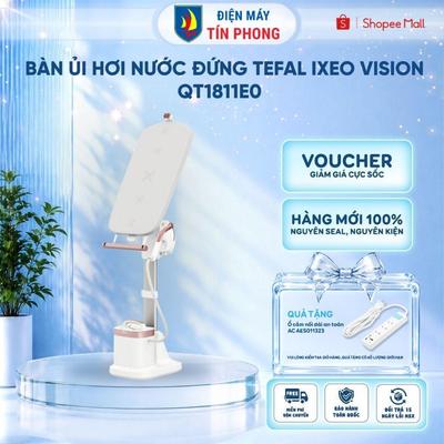 [MỚI] Bàn ủi hơi nước đứng Tefal IXEO Vision QT1811E0 - 5 Góc Ủi Linh Hoạt - Bảo Hành 24 Tháng