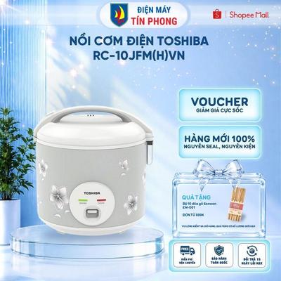 Nồi cơm điện Toshiba RC-10JFM(H)VN - 1 lít - Công nghệ truyền nhiệt 3D - Hàng chính hãng