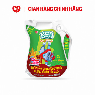 Sữa lúa mạch socola KUN thùng 24 túi x 110ml
