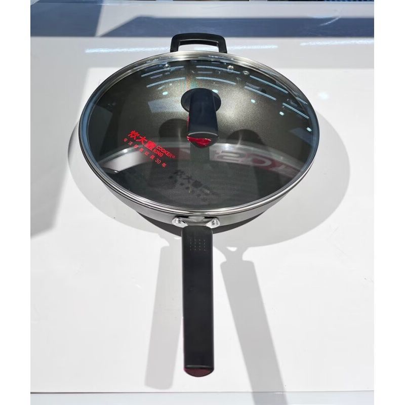 [COOKER KING] (COOKER KING) COOKER KING Chảo không khói lành mạnh 34cm (Đáy phẳng)