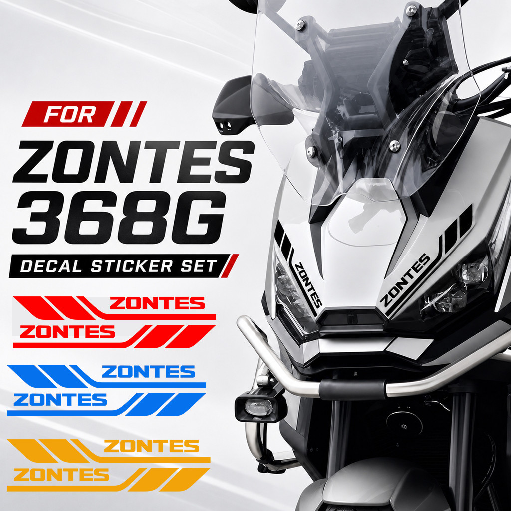 Dành Cho ZONS 368G 703F zontes368G zontes703F Phản Quang Vinyl Dán Xe Máy Đua Mũ Bảo Hiểm Khung Bình