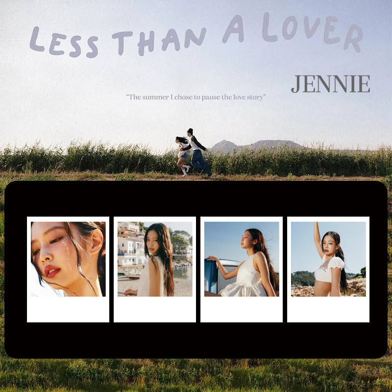 Kpop Idol JENNIE 《 LESS THAN A LOVER 》 Thẻ thưởng Bưu thiếp Thẻ đơn