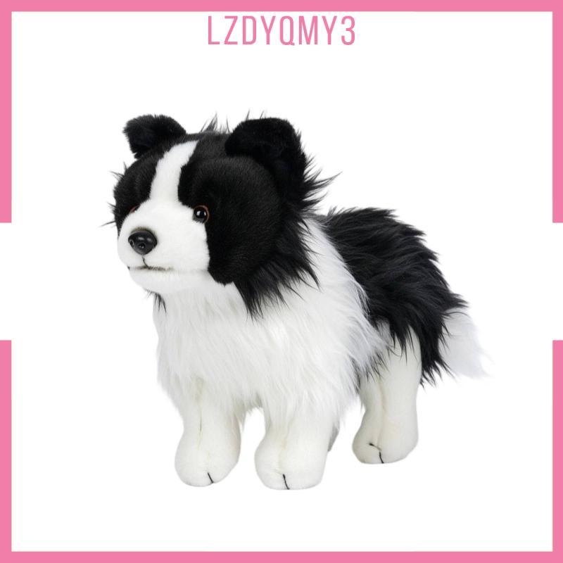 Border Collie Thú nhồi bông Chó Border Collie Bề mặt đồ chơi nhồi bông Collie