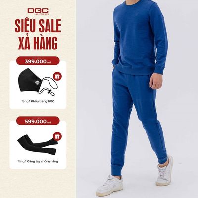 Quần nỉ DGC Phong Cách Trẻ Trung cạp có dây rút trong - WQNBBC01M